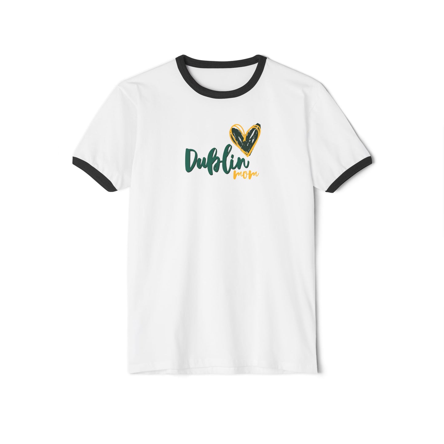 Dublin Mom Unisex Fit Cotton Ringer T-Shirt