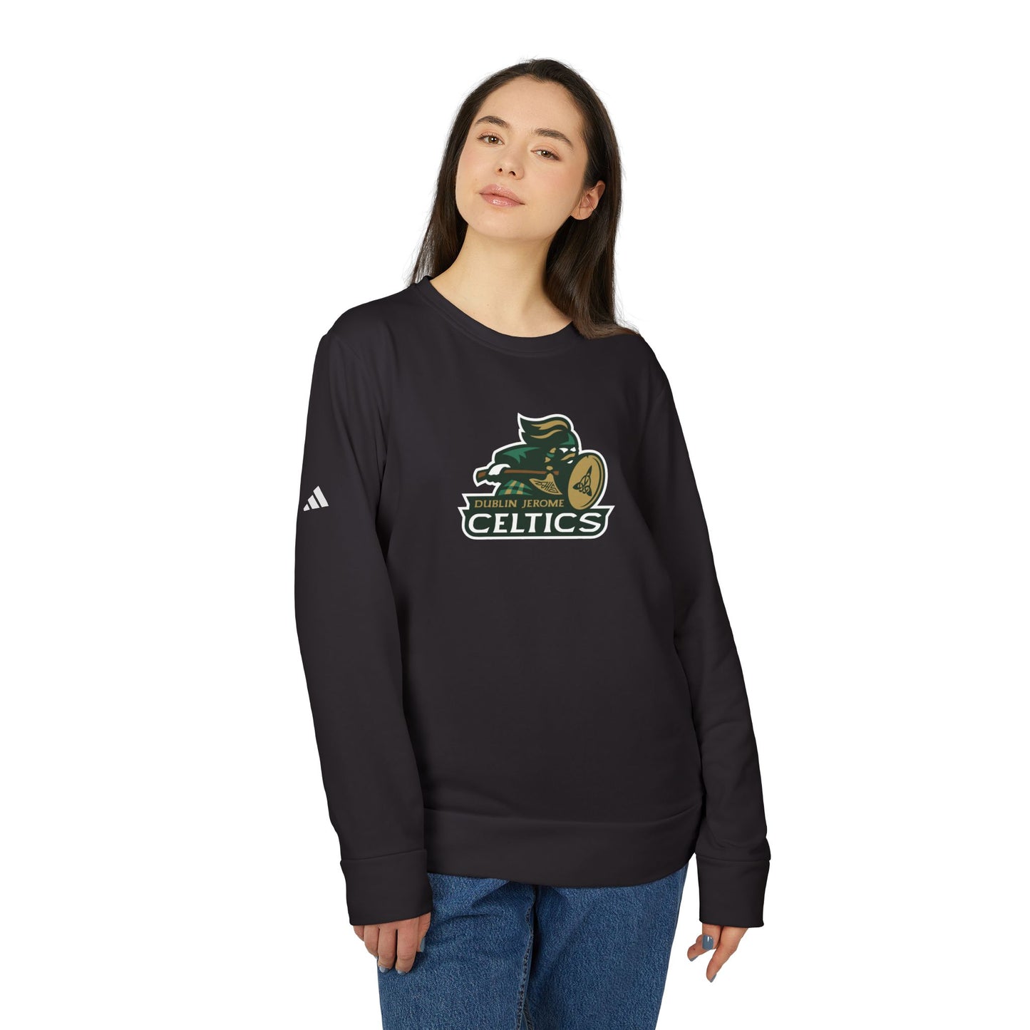 Jerome High School Celtic Warrior adidas Unisex Fleece Crewneck Sweatshirt