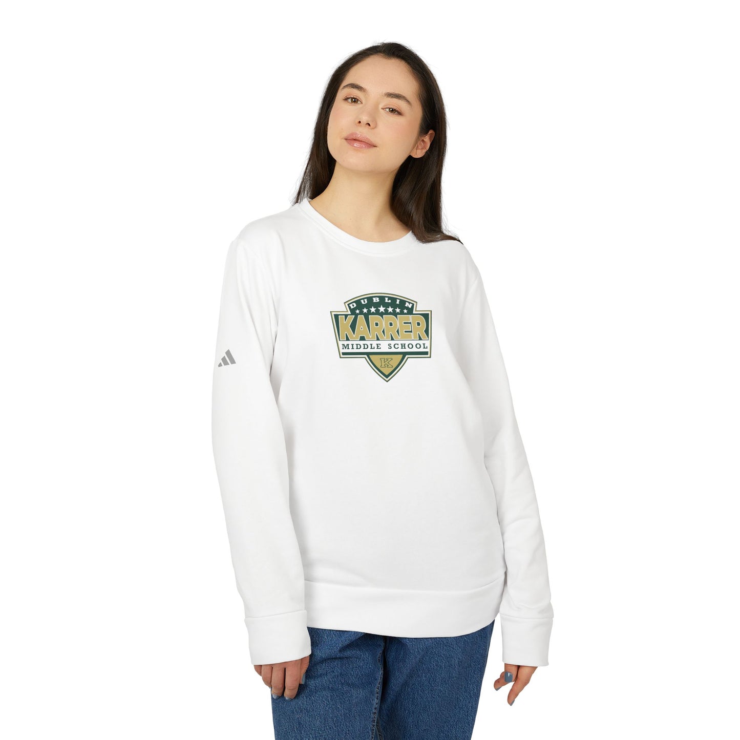 Karrer Middle School adidas Unisex Fleece Crewneck Sweatshirt