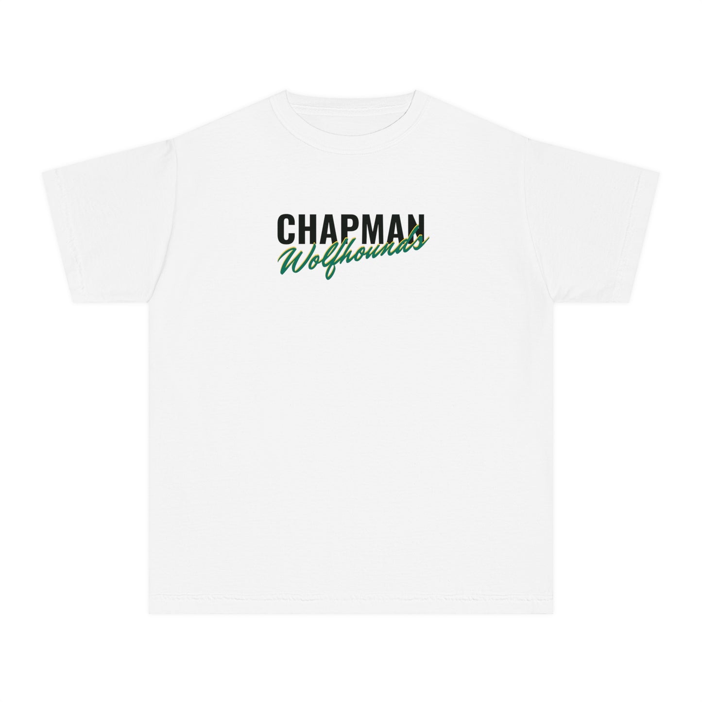 Chapman Wolfhounds Script Youth Midweight Tee