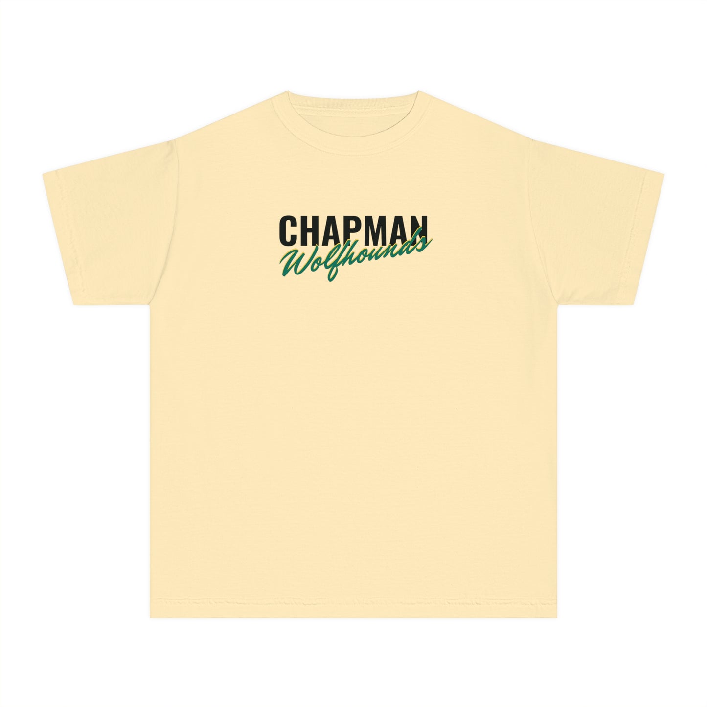 Chapman Wolfhounds Script Youth Midweight Tee