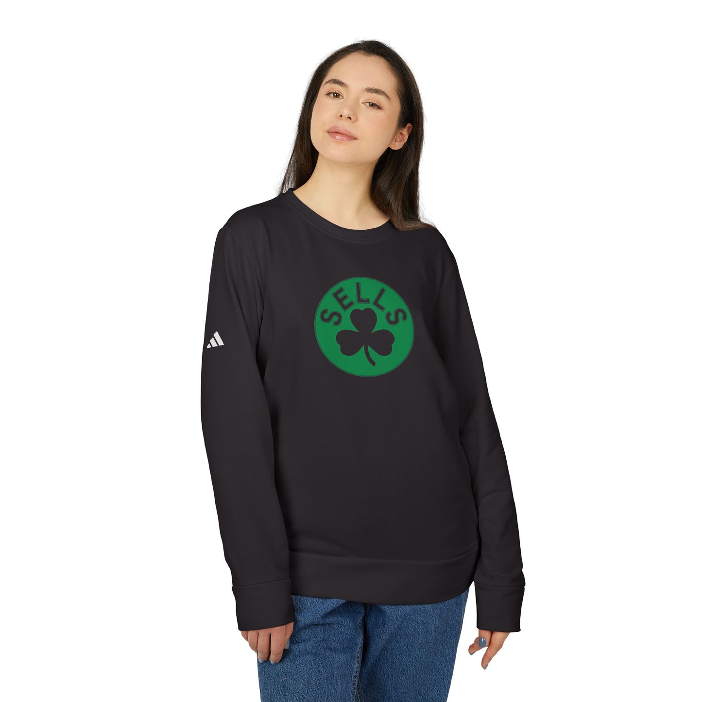 Sells Middle School adidas Unisex Fleece Crewneck Sweatshirt