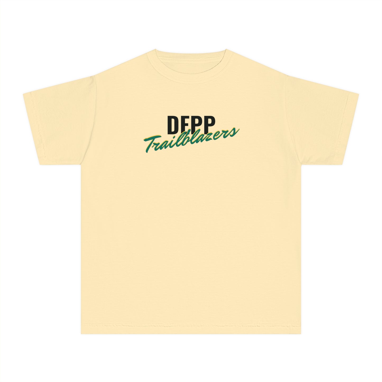 Depp Trailblazers Script Youth Midweight Tee