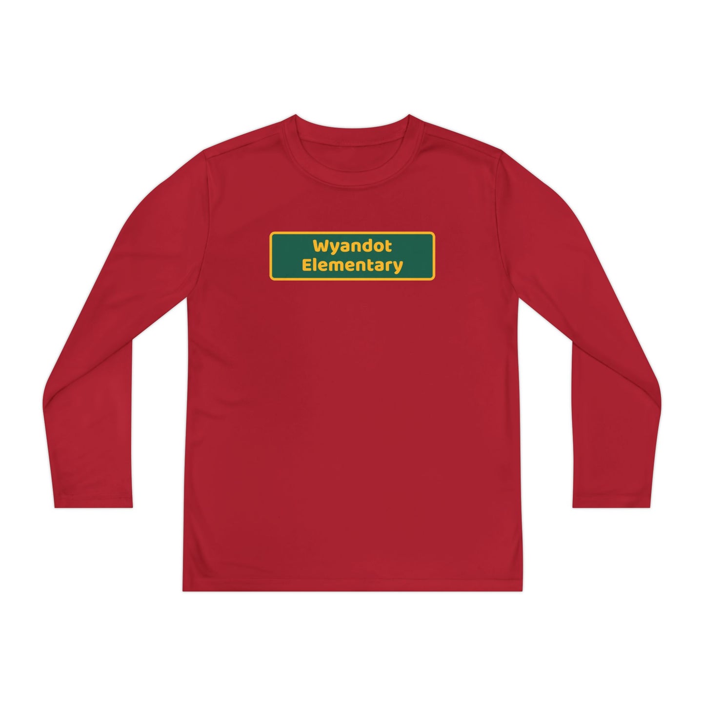 Wyandot Blackboard Youth Long Sleeve Competitor Tee