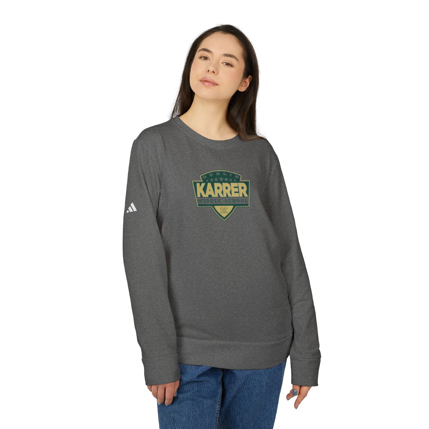 Karrer Middle School adidas Unisex Fleece Crewneck Sweatshirt