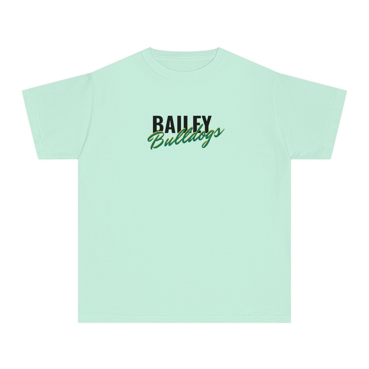 Bailey Bulldogs Script Youth Midweight Tee