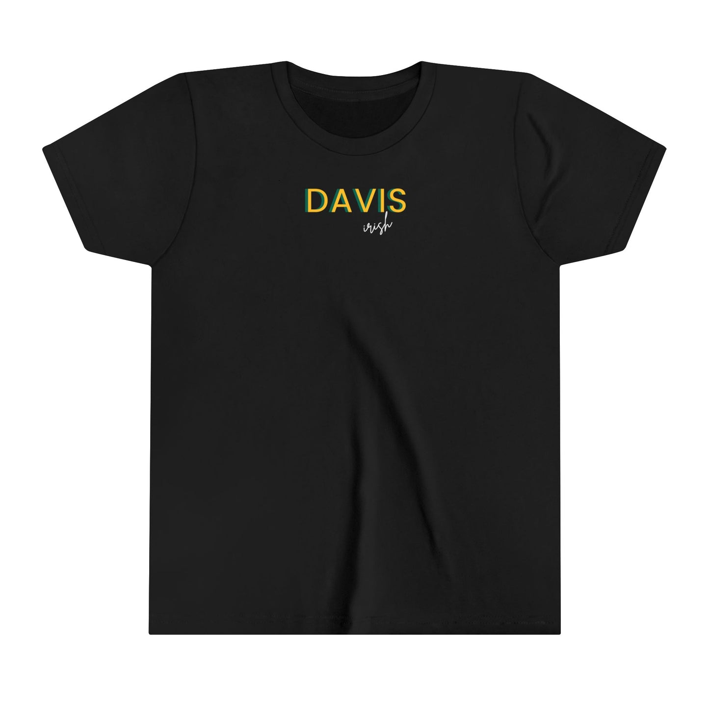 Davis Script Mascot Youth Short Sleeve Tee