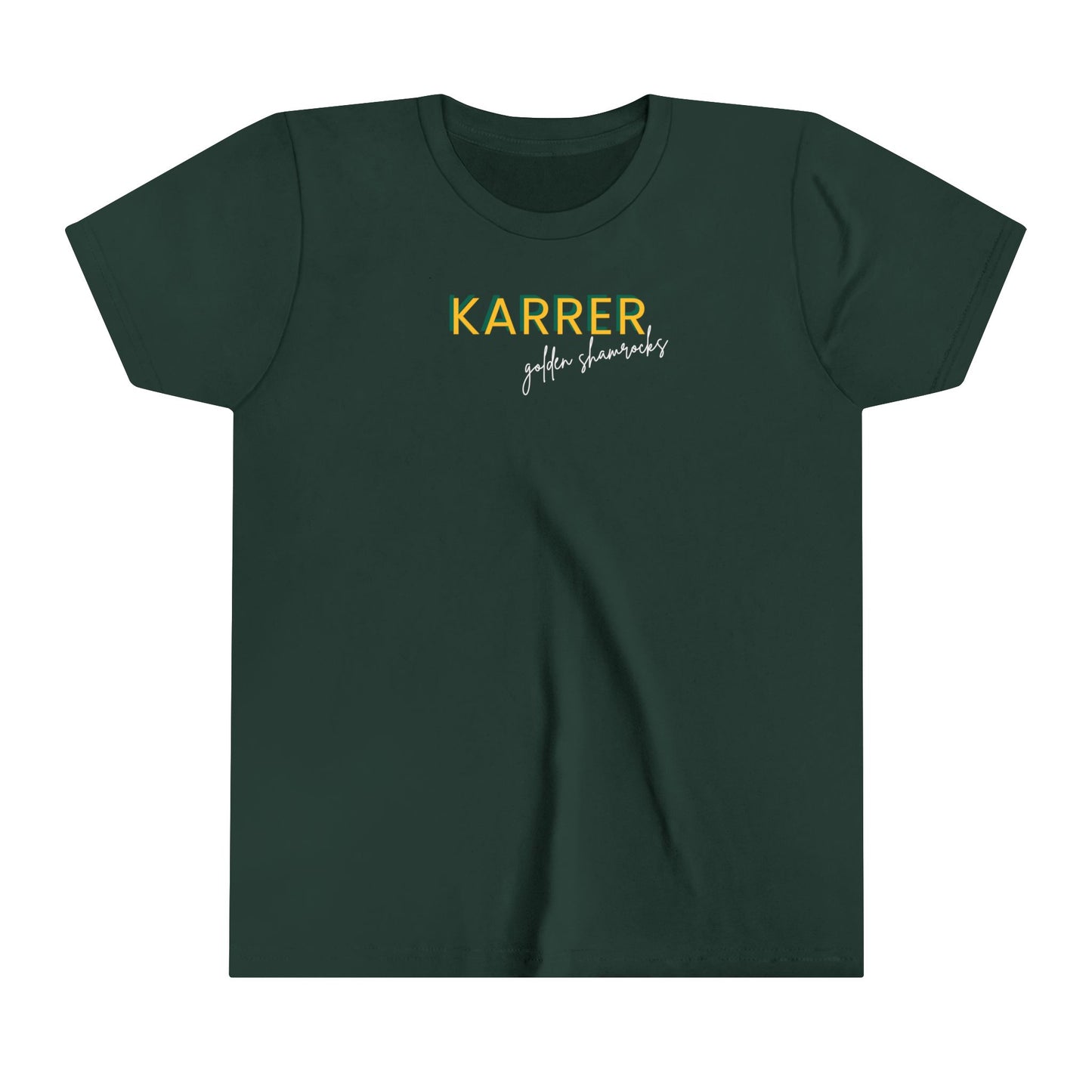 Karrer Script Mascot Youth Short Sleeve Tee