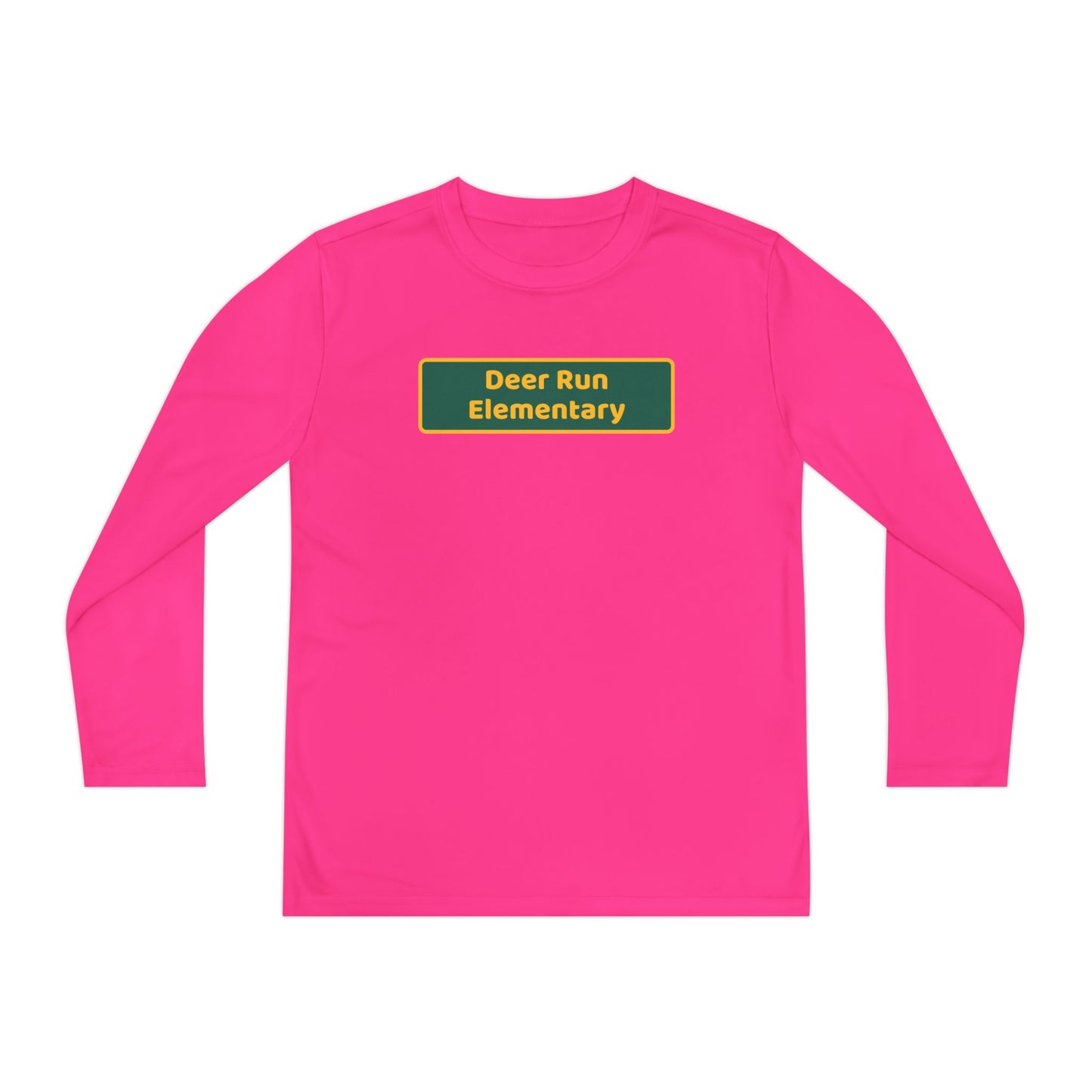 Deer Run Blackboard Youth Long Sleeve Competitor Tee