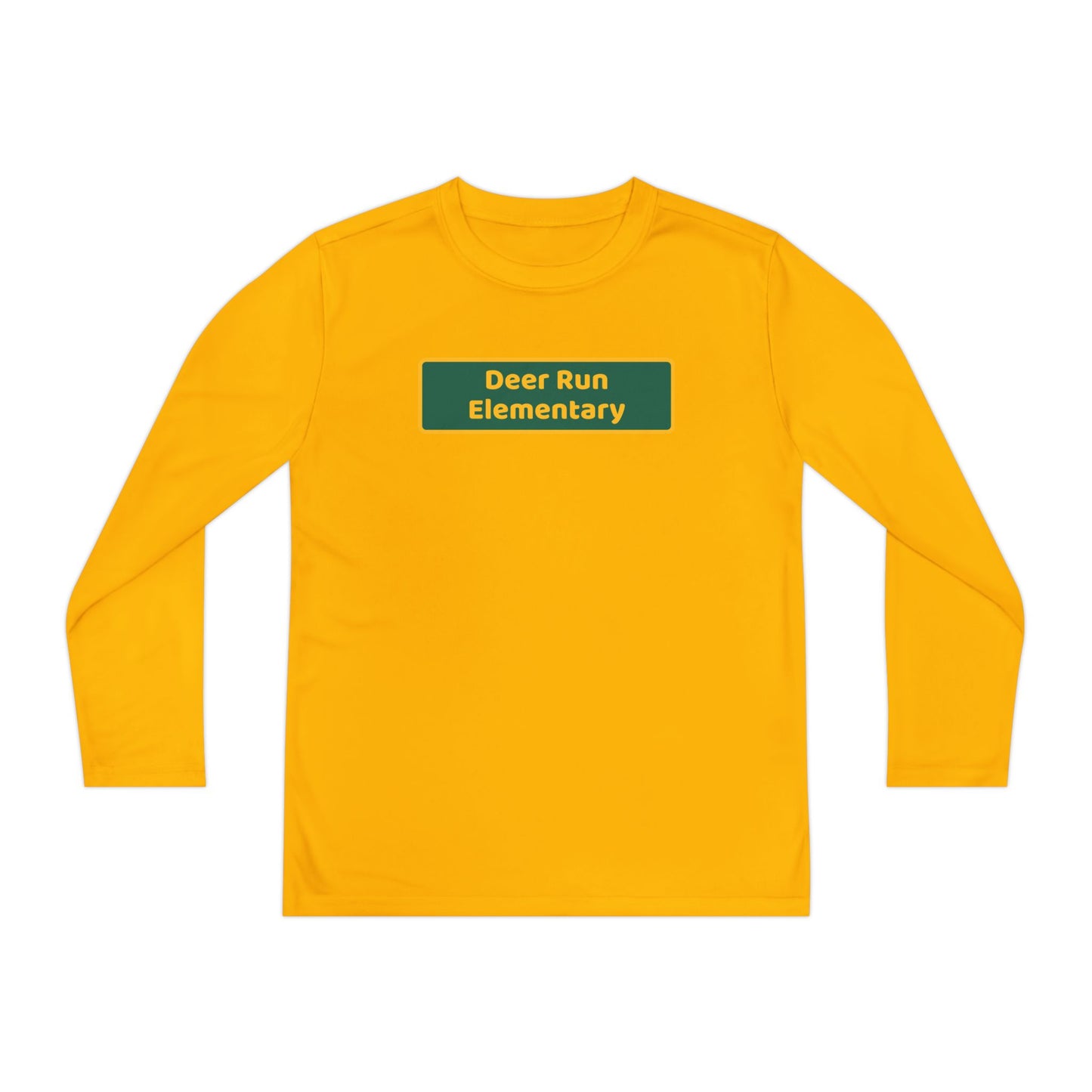 Deer Run Blackboard Youth Long Sleeve Competitor Tee