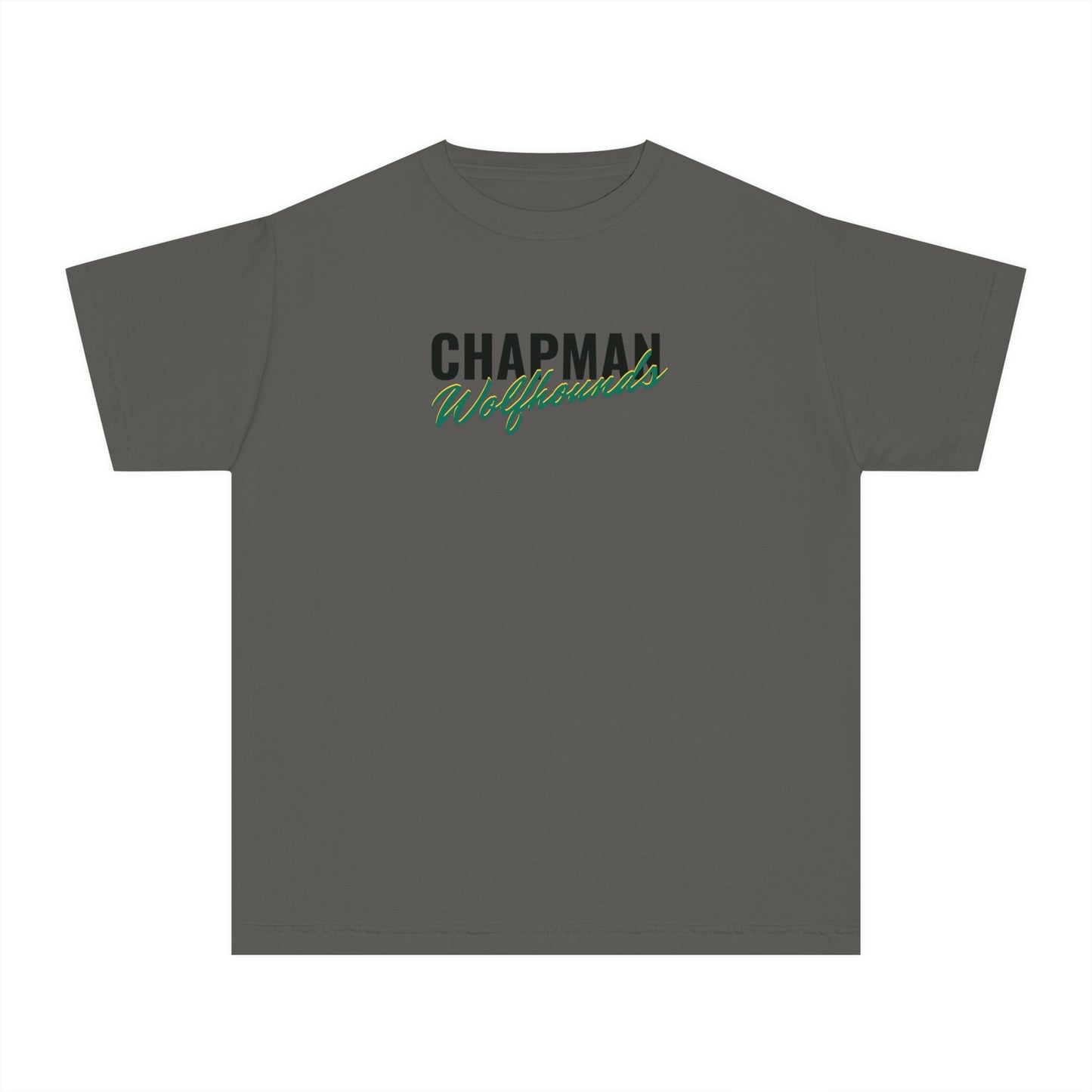 Chapman Wolfhounds Script Youth Midweight Tee