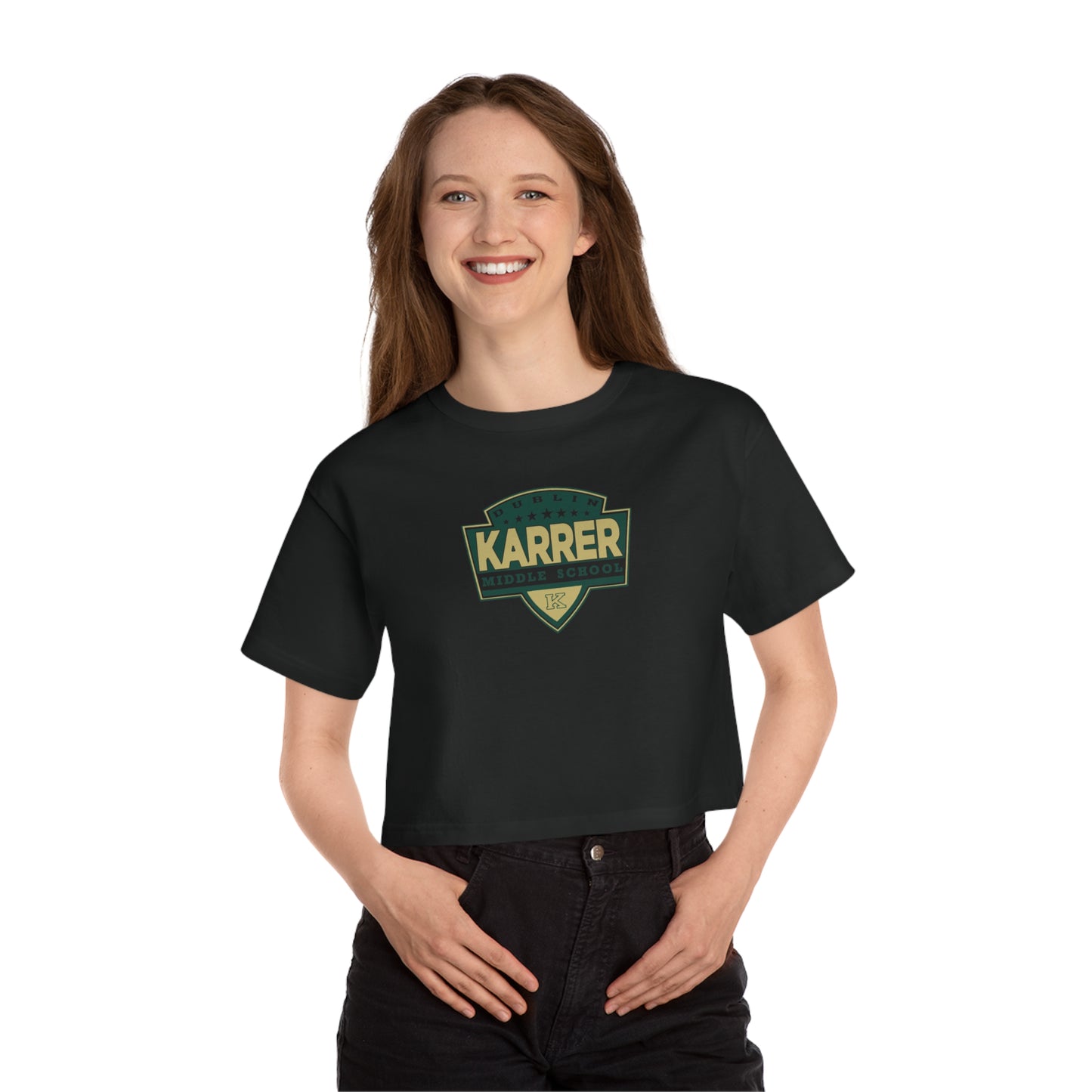 Karrer Middle School Champion Women's Heritage Cropped T-Shirt