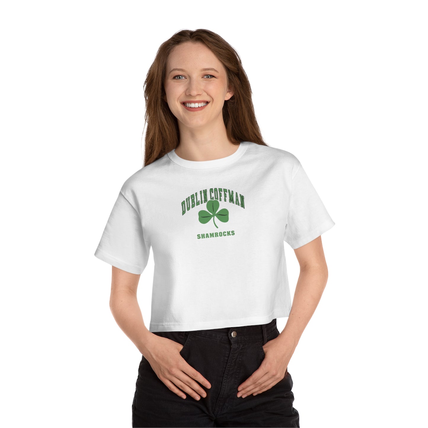 Coffman High School Champion Women's Heritage Cropped T-Shirt