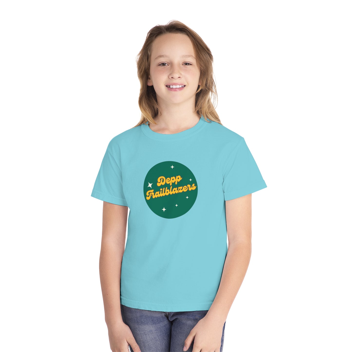 Depp Trailblazers Retro Youth Midweight Tee