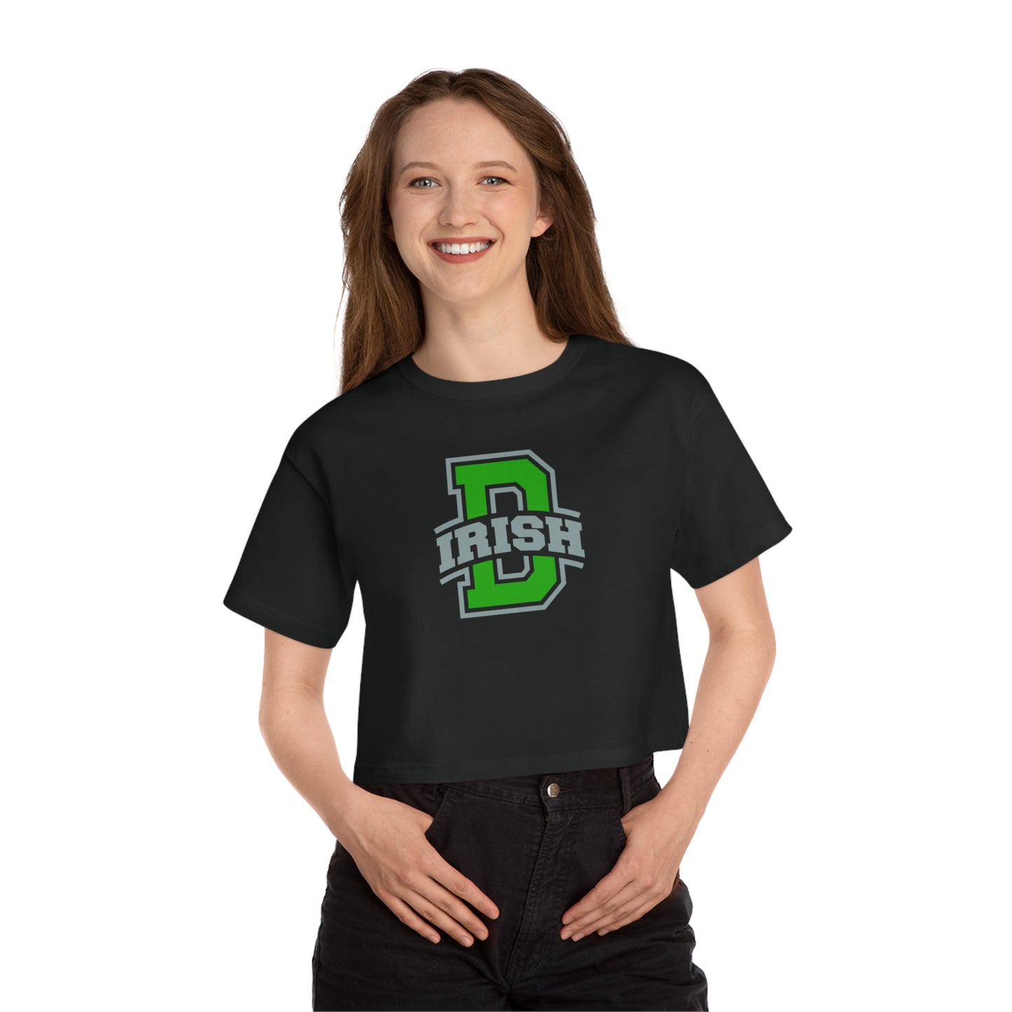 Davis Middle School Champion Women's Heritage Cropped T-Shirt