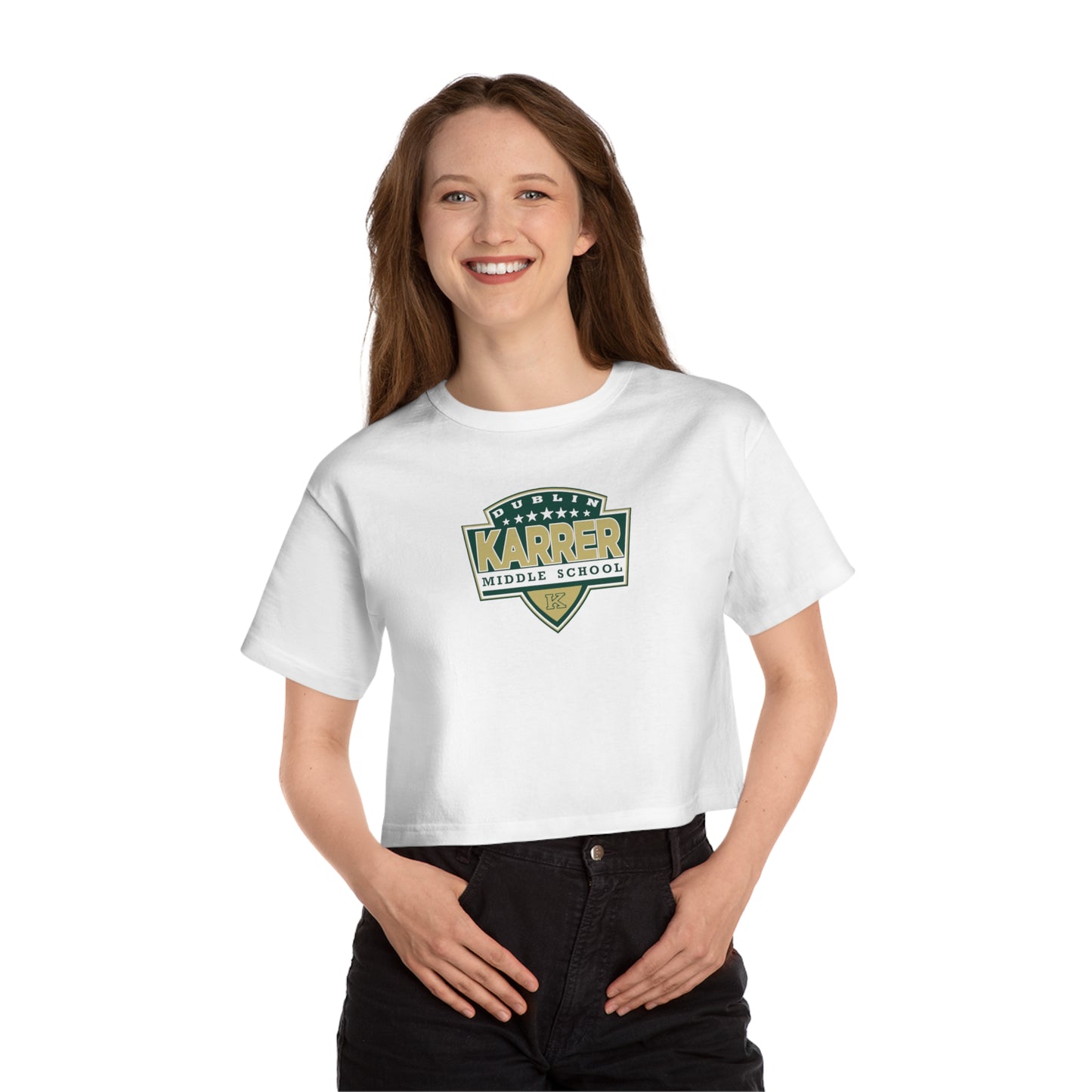 Karrer Middle School Champion Women's Heritage Cropped T-Shirt