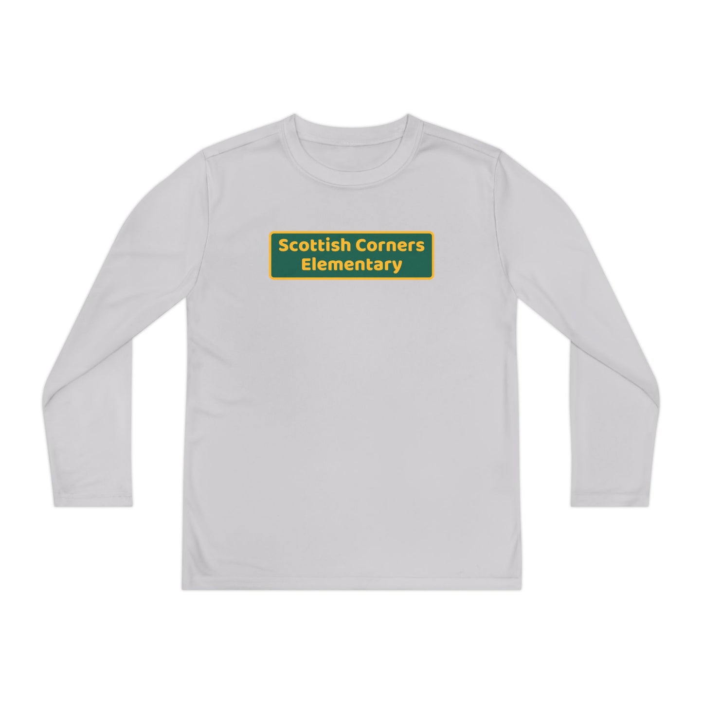 Scottish Corners Blackboard Youth Long Sleeve Competitor Tee