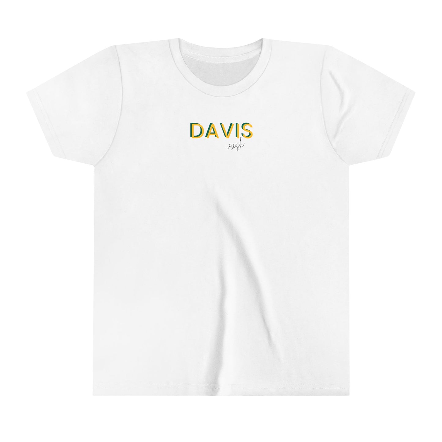 Davis Script Mascot Youth Short Sleeve Tee